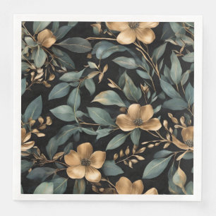 Servilleta De Papel De Cena Eucalyptus Floral