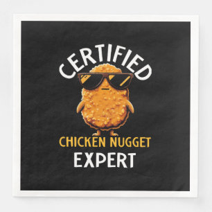 Servilleta De Papel De Cena Experto Certificado en Nuggets de Pollo