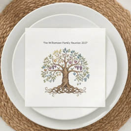 Servilleta De Papel De Cena Family Reunion – Symbolic Family Tree