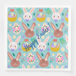 Servilleta De Papel De Cena Felices Personalizares de Pascua