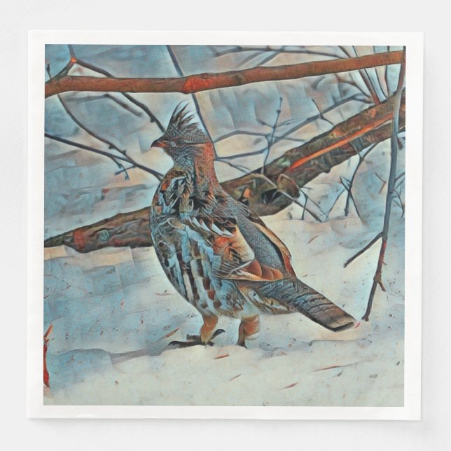 Servilleta De Papel De Cena Feliz Navidad (Anverso)