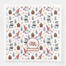 Feliz Navidad Snowflakes Snowflakes Monograma