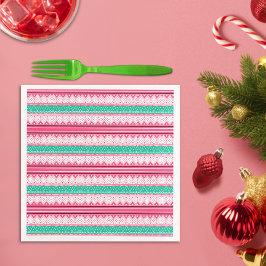 Servilleta De Papel De Cena Feliz Navidad y dulce feo