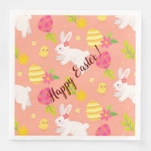 Feliz Personalizar, Pollo De Pascua Y Conejo