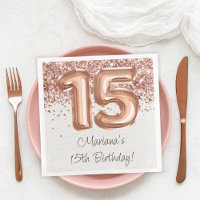 Fiesta de 15 años en Rose Gold