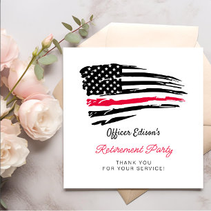 Servilleta De Papel De Cena FIESTA de Jubilación Militar de Bandera Americana 