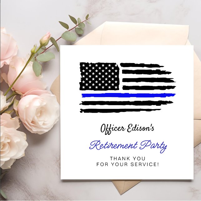Servilleta De Papel De Cena FIESTA de Jubilación Militar de Bandera Americana  (Subido por el creador)