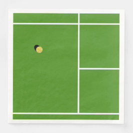 Servilleta De Papel De Cena Fiesta de tenis creativa
