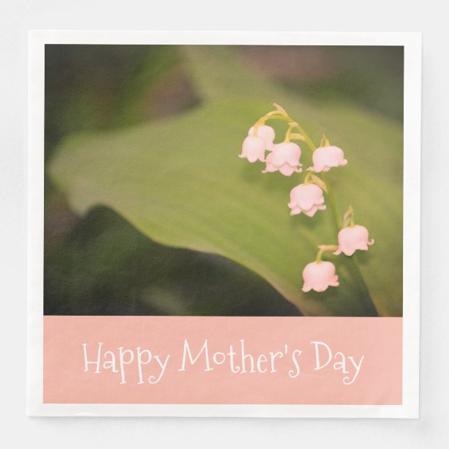 Servilleta De Papel De Cena Flor de jardín (Anverso)