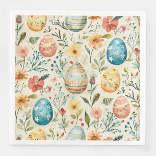 Servilleta De Papel De Cena Florecer de primavera Pascua 1