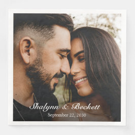 Servilleta De Papel De Cena Foto de compromiso moderno