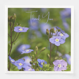 Servilleta De Papel De Cena Fotografía de flores de jardín