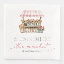 Servilleta De Papel De Cena Fresco de la ducha de novia en el mercado