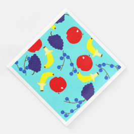 Servilleta De Papel De Cena Frutas giratorias