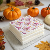 Funny Cute Halloween Pattern con bruja de calabaza