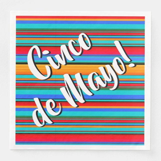 Servilleta De Papel De Cena Funny Lime With Sombrero Party (Anverso)