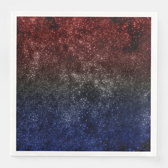 Servilleta De Papel De Cena Galaxia Americana (Anverso)