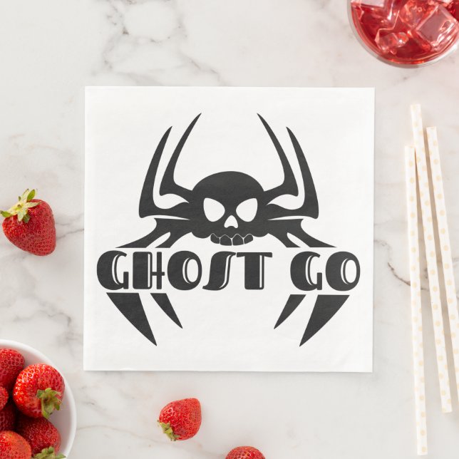 Servilleta De Papel De Cena Ghost Go Spooky Season (In situ)