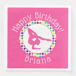 Servilleta De Papel De Cena Gimnasia Fiesta Papel Cena