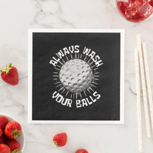 Servilleta De Papel De Cena Golf divertido