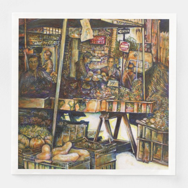 Servilleta De Papel De Cena Hace que la creatividad brille todo lo más (Anverso)