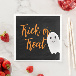 Servilleta De Papel De Cena Halloween de truco o truco