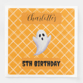 Servilleta De Papel De Cena Halloween Ghost Birday Party Napkins