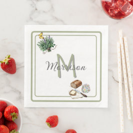 Servilleta De Papel De Cena Herbario acuático y Personalizado de sabores de gr