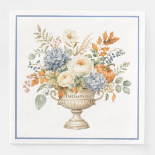 Servilleta De Papel De Cena Herencia Floral de Otoño