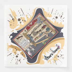 Servilleta De Papel De Cena High Steaks Friends Dinner Napkin