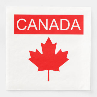 Servilleta De Papel De Cena Hoja de Arce de Canadá 