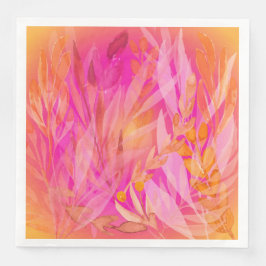 Servilleta De Papel De Cena Hojas otoñales