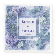 Hortensia Lavanda Azul Mármol Boda de Invierno
