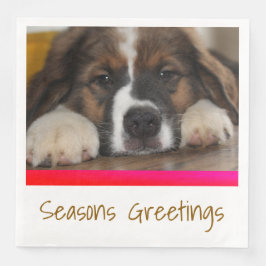 Servilleta De Papel De Cena Imagen de mascota