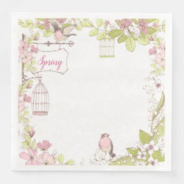 Servilleta De Papel De Cena Jardín secreto