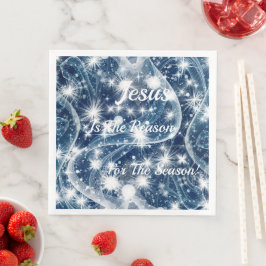 Servilleta De Papel De Cena Jesús Es La Razón Para Los Navidades De Temporada