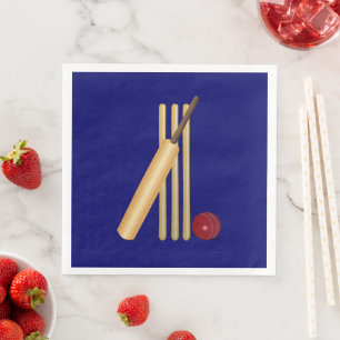 Servilleta De Papel De Cena Juego de Cricket