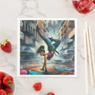 Servilleta De Papel De Cena La silueta de Nueva York