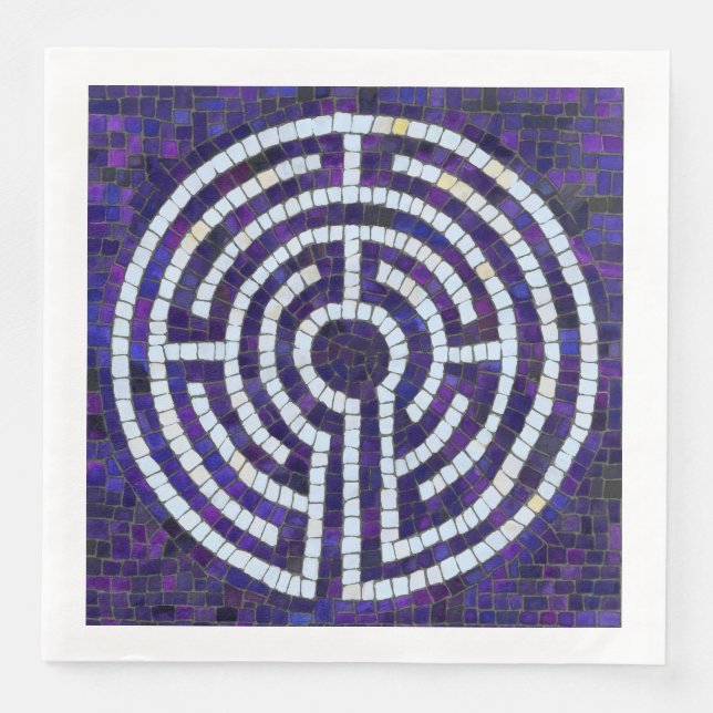 Servilleta De Papel De Cena LABYRINTH VIII Standard Servilletas de papel para  (Anverso)