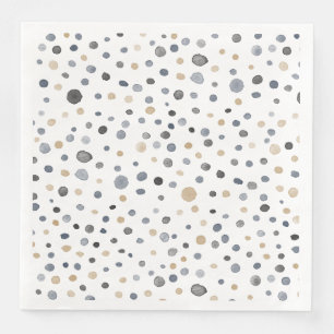 Servilleta De Papel De Cena Lars Confetti Water Dots Paper Napkin