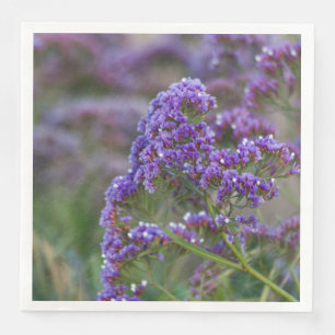 Servilleta De Papel De Cena Lavanda junto al océano