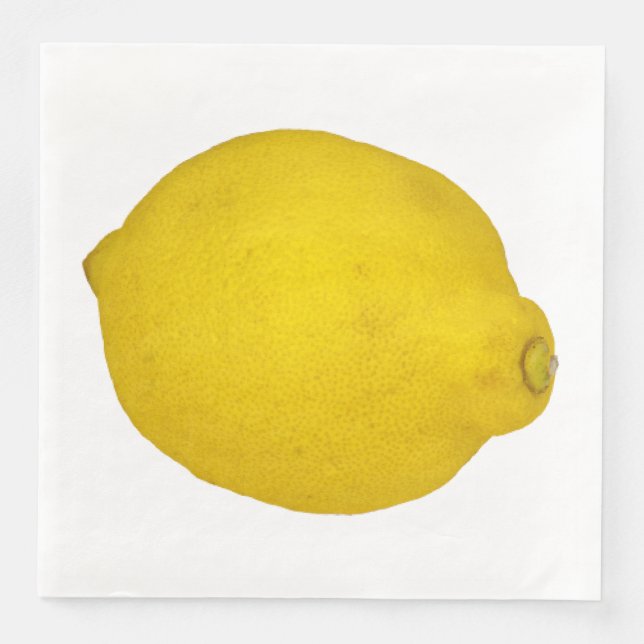Servilleta De Papel De Cena Limón (Anverso)