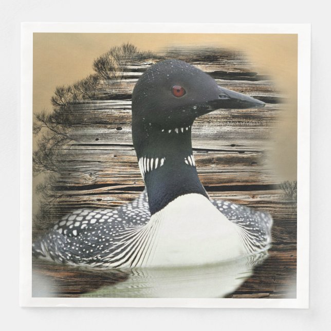 Servilleta De Papel De Cena Loon (Anverso)