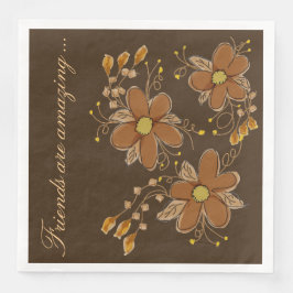 Servilleta De Papel De Cena Los amigos son asombrosos