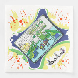 Servilleta De Papel De Cena Love Bites… Literally | Dry Logic Humor Dinner