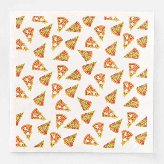 Servilleta De Papel De Cena Love Pizza (Anverso)