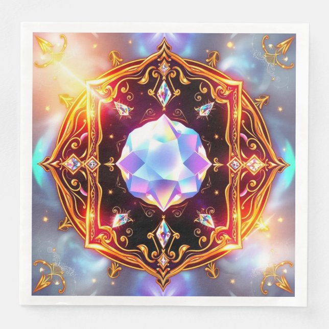 Servilleta De Papel De Cena Magia (Anverso)