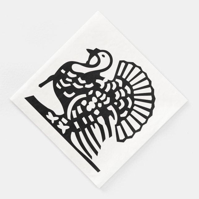 SERVILLETA DE PAPEL DE CENA MAJESTICIA GRACIAS A TURQUÍA (Esquina)