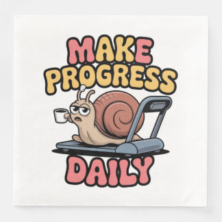 Servilleta De Papel De Cena Make Progress Daily