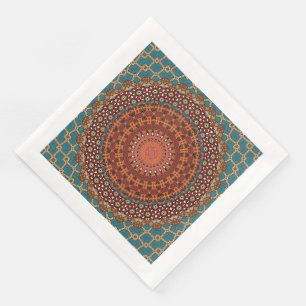 Servilleta De Papel De Cena Mandala Napkins